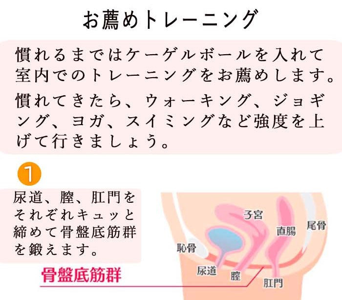 膣トレアイテム【３ステップちつトレボール ピンクとパープル リューブゼリー分包 x 3包プレゼント 】