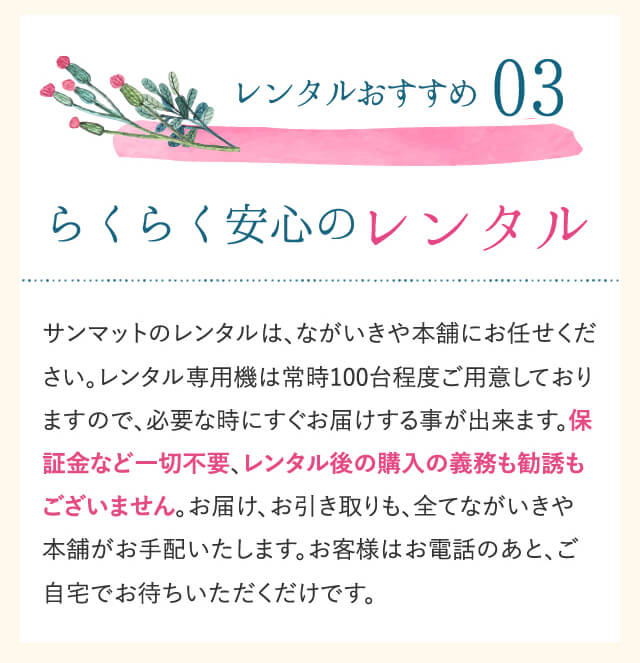 【サンマットレンタル４週間 BS20型 腹巻タイプ往復送料2500円込み お電話での打合せ必須】遠赤外線 温熱 治療器をレンタルでお試しできます